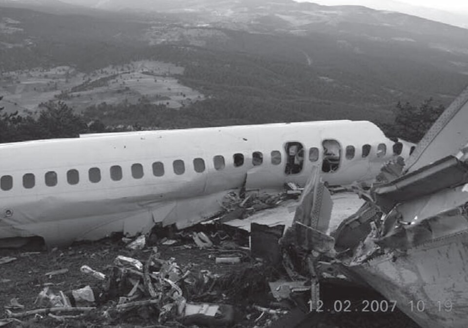 Atlasjet 4203'ün Isparta'daki enkazı