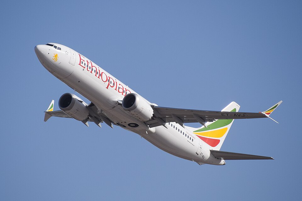 Kazaya karışan uçak ET-AVJ (Ethiopian Airlines 737 MAX 8)