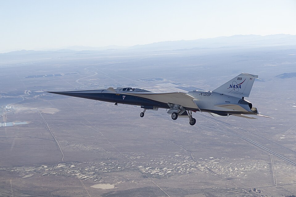 NASA X-59 QueSST ilk uçuşunda