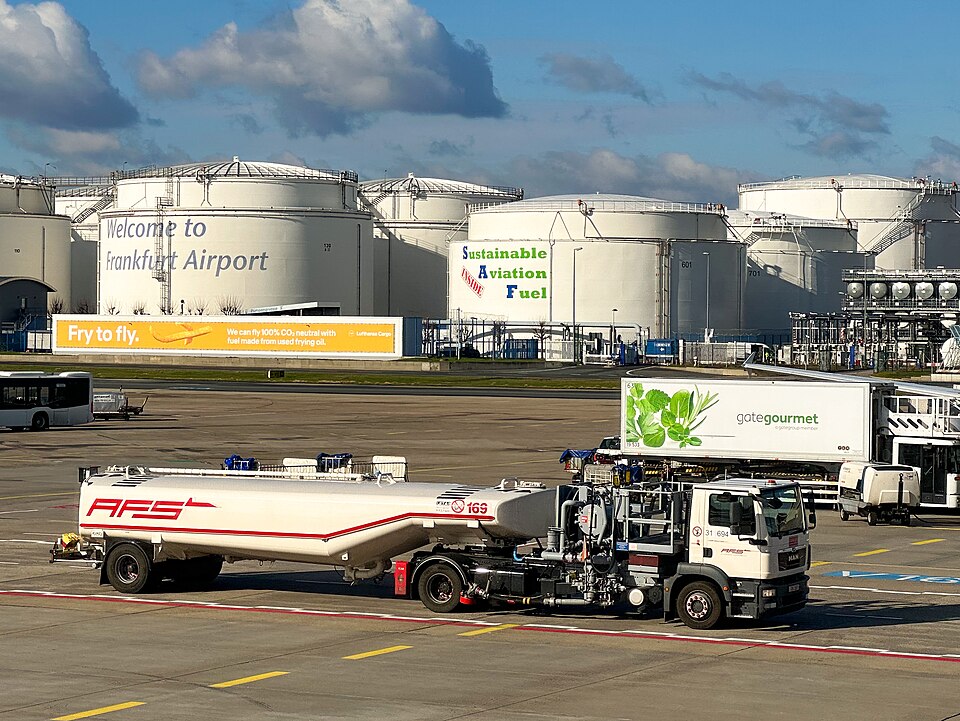 Frankfurt Havalimanı'nda SAF tanıtımı